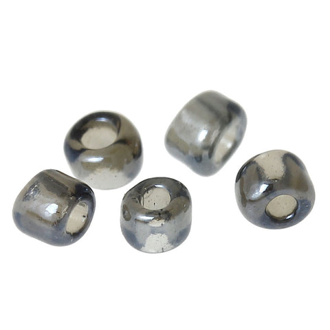 Glass Seed Beads Size 8/0 Smokey Gray 450 Grams - Sexy Sparkles Fashion Jewelry - 2