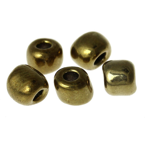 Glass Seed Beads Size 10/0 Matte Gold 450 Grams - Sexy Sparkles Fashion Jewelry - 2