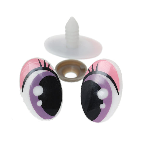 10 Pcs Plastic Eyes Craft for Toy Doll Making 25mm - Sexy Sparkles Fashion Jewelry - 1