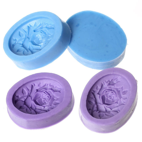 Rose Silicone Mold Polymer Clay Flower Mold Pattern 1-6/8" - Sexy Sparkles Fashion Jewelry - 1