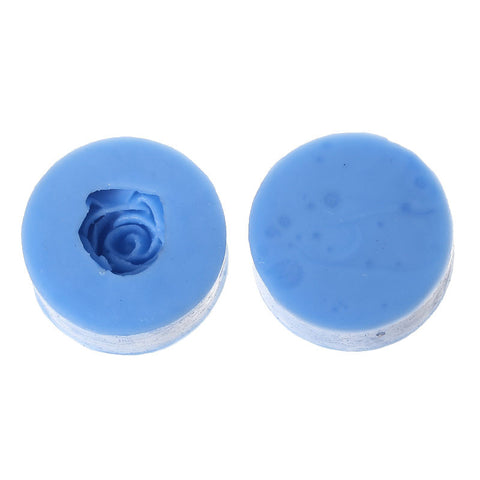 Rose Silicone Mold Polymer Clay Flower Mold Pattern 1-1/8" - Sexy Sparkles Fashion Jewelry - 2