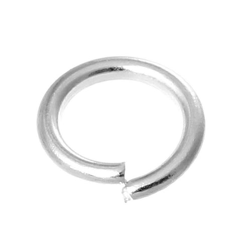 Open Jump Ring Findings Silver Tone 6mm 2000 Pcs - Sexy Sparkles Fashion Jewelry - 2