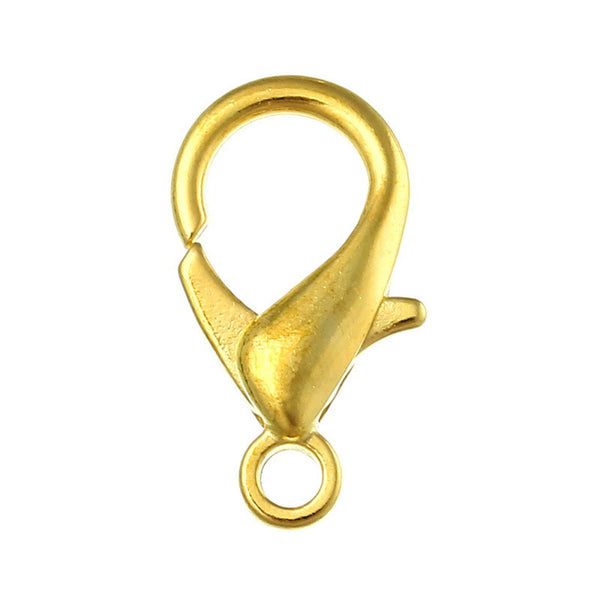 5 Pcs Lobster Clasp Jewelry Findings Gold Tone 23mm - Sexy Sparkles Fashion Jewelry - 1
