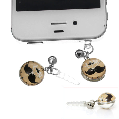Sexy Sparkles 1 Pc Dustproof Plug Earphone Stopper Decor Ornament iPhone/iPad Pale Yellow M...