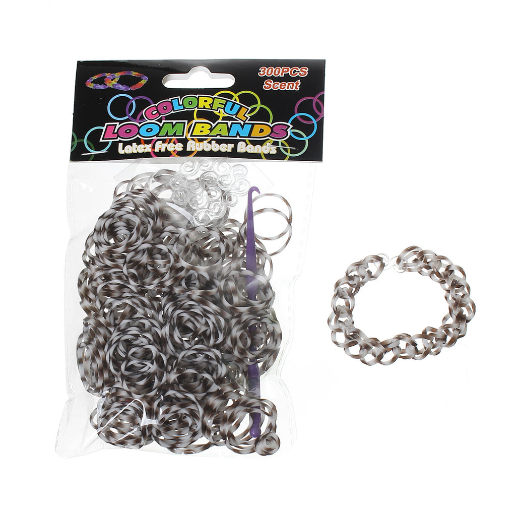 Sexy Sparkles 300 Pcs Rubber Bands DIY Loom Bracelet Making