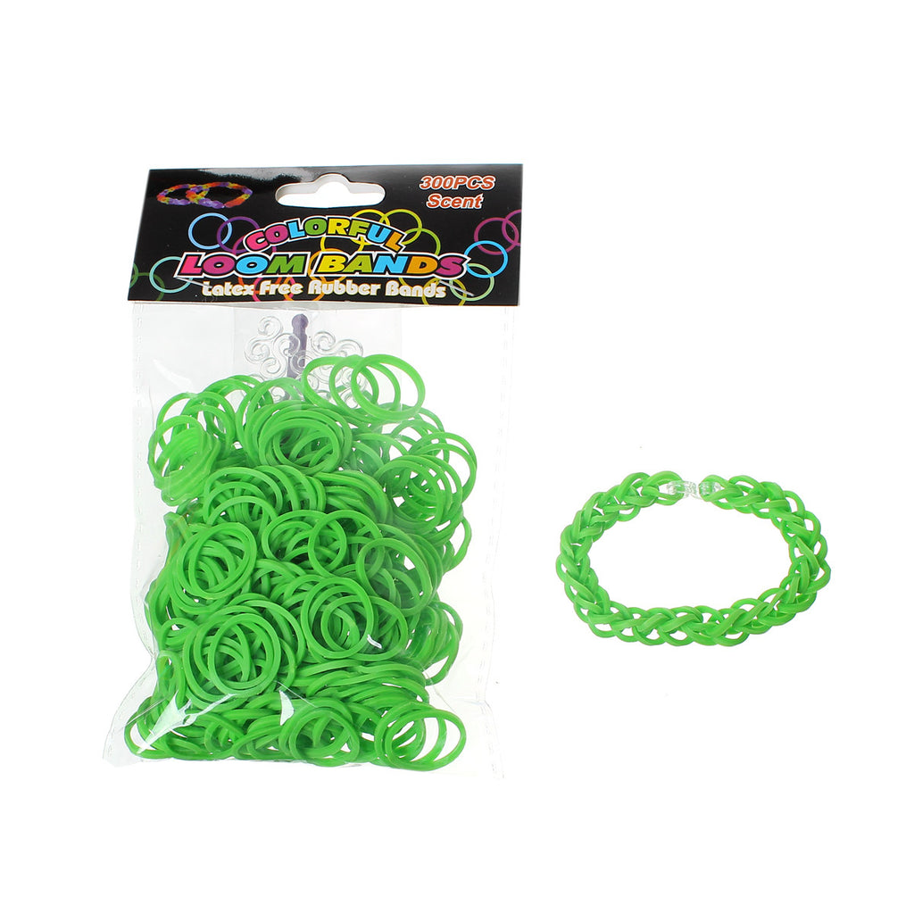 Sexy Sparkles 300 pcs Rubber Bands DIY Loom Bracelet Making Kit