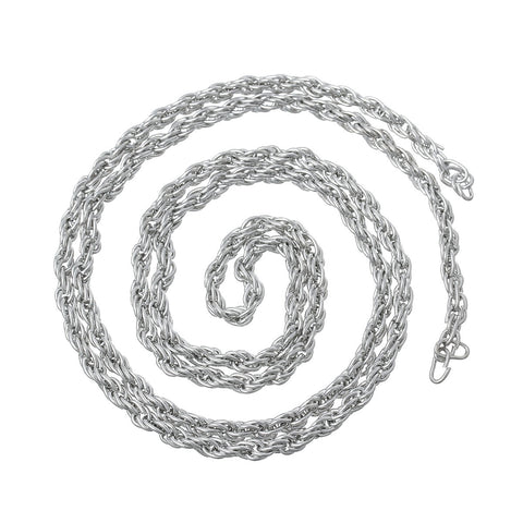 1 Strand 3m Length Link Braiding Chains Findings Silver Tone 8mm X 4.5mm - Sexy Sparkles Fashion Jewelry - 2