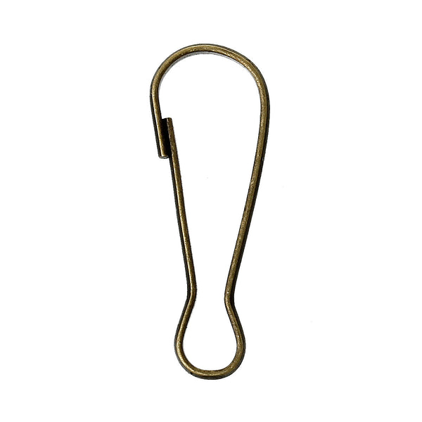 10 Pcs Lanyard Snap Clips Hook Antique Bronze 23mm X 8mm [Home] - Sexy Sparkles Fashion Jewelry - 1