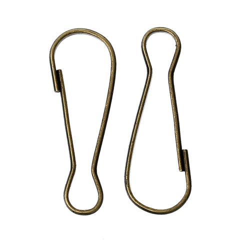 10 Pcs Lanyard Snap Clips Hook Antique Bronze 23mm X 8mm [Home] - Sexy Sparkles Fashion Jewelry - 3