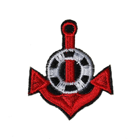 10 Pcs Anchor & Lifebuoy Embroidered Cloth Iron on Patches Appliques 4.1cm - Sexy Sparkles Fashion Jewelry - 1