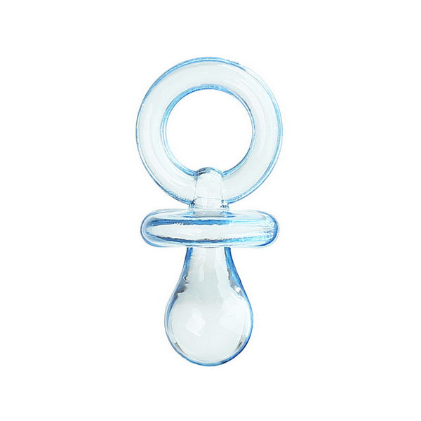 Sexy Sparkles 10 Pcs Baby Blue Pacifier Acrylic Charm Pendant 23mm(7/8") [Baby Product]