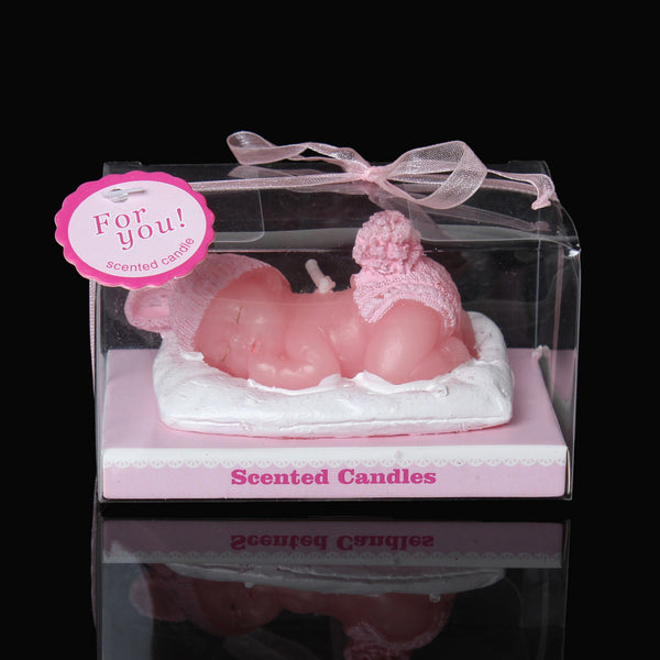 Sexy Sparkles 1 Pc Baby Girl Pink Baby Shower Votive Candle Favors 9cm [Health and Beauty]