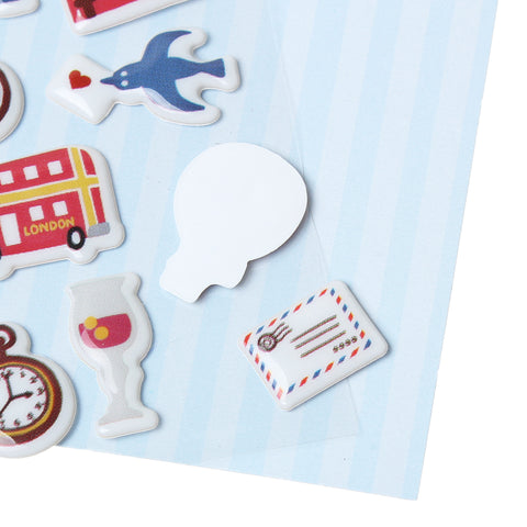 Sexy Sparkles Sticker Multicolor Mixed Pattern (Blue Paris)