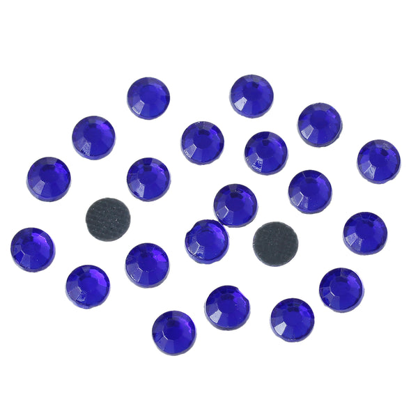 Sexy Sparkles DIY Iron on Fix Hot Flatback Rhinestones ss20 5mm (Royal Blue)