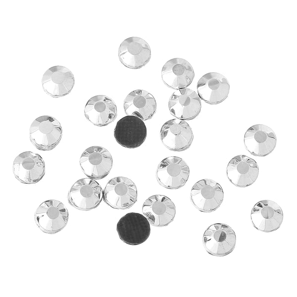 Sexy Sparkles DIY Iron on Fix Hot Flatback Rhinestones ss20 5mm (Silver)