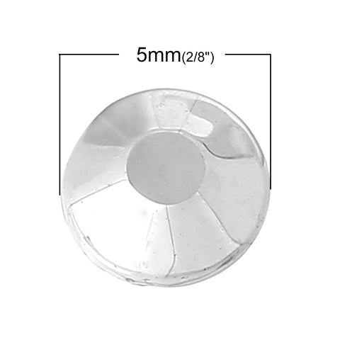 Sexy Sparkles DIY Iron on Fix Hot Flatback Rhinestones ss20 5mm (Silver)