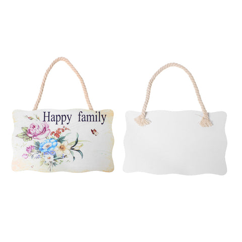 "Happy Family" Decorative Wood Wall Hanging Sign [Kitchen] - Sexy Sparkles Fashion Jewelry - 2