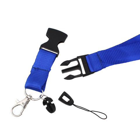 Sexy Sparkles ID Card Badge Neck Strap Lanyard Survival Buckle Clasp (Dark Blue)