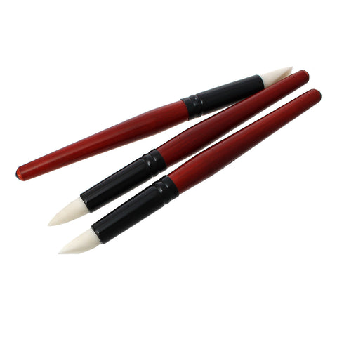5 Pcs Set Rubber Wipe Out Brush Painting Tool for Polymer Clay Sculpting - Sexy Sparkles Fashion Jewelry - 2