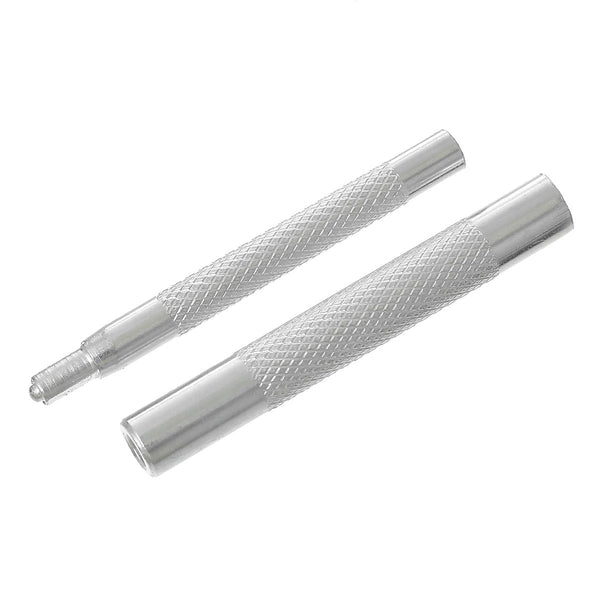 2 Pcs. Leathercraft Cylinder Silver Tone Die Punch Snap Rivet Button Setter T... - Sexy Sparkles Fashion Jewelry - 1