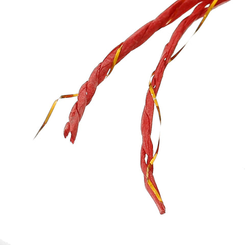 Sexy Sparkles Paper Jewelry Cord Rope Roll 2mm (1/8") Approx.70m (RedGold)