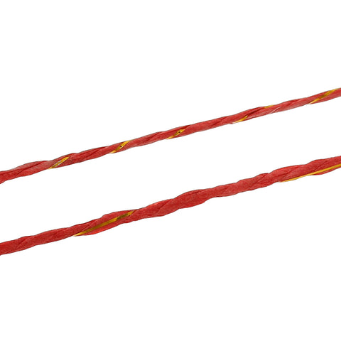 Sexy Sparkles Paper Jewelry Cord Rope Roll 2mm (1/8") Approx.70m (RedGold)