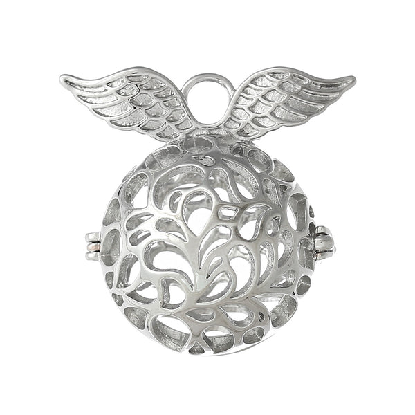 Mexican Angel Caller Bola Harmony Ball Wish Box Pendant fits 18mm Beads