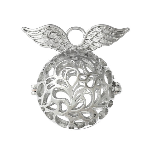 Mexican Angel Caller Bola Harmony Ball Wish Box Pendant fits 18mm Beads