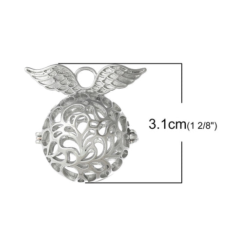 Mexican Angel Caller Bola Harmony Ball Wish Box Pendant fits 18mm Beads
