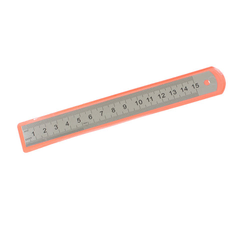 Straight Steel Ruler Styling Design Craft Sewing Tool 15cm - 6in - Sexy Sparkles Fashion Jewelry - 2
