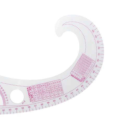 Acrylic Curve Ruler Styling Design Craft Sewing Tool 20-1/8in 1 Pc - Sexy Sparkles Fashion Jewelry - 2