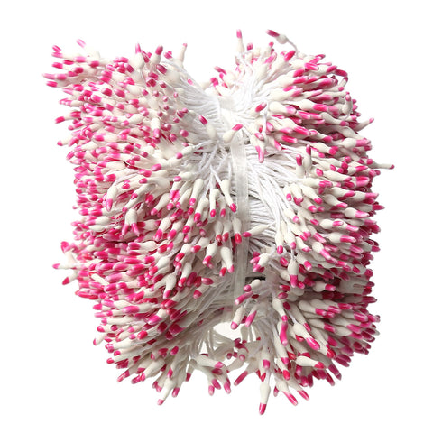 Sexy Sparkles 2 Bundle of Pearlized Artificial Flower Stamen 2-3/8" Approx. 164 Pcs (Fuchsia)