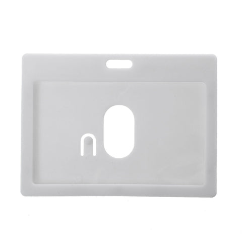 Sexy Sparkles 10 Pcs. Id Cards Badges Holders Vertical or Horizontal 4" (White)