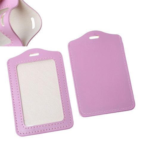 Sexy Sparkles 10 Pcs. Id Cards Badges Holders Vertical or Horizontal 4" (Pink)