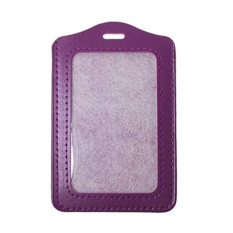 Sexy Sparkles 9 Pcs. Id Cards Badges Holders Vertical or Horizontal 4" (Purple)