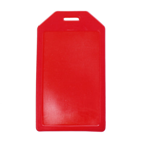 Sexy Sparkles 10 Pcs. Id Cards Badges Holders Vertical or Horizontal 4" (Red)