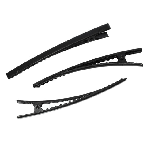 10 Pcs. Black Hair Clips Single Prong Alligator Teeth Barrette Snap Pinch Bla... - Sexy Sparkles Fashion Jewelry - 3