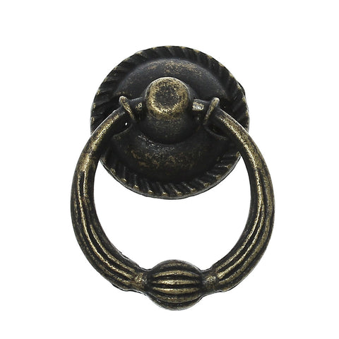 2 Pcs Jewelry Cabinet Cupboard Box Round Pull Handle Knots Bronze Tone 22mm - Sexy Sparkles Fashion Jewelry - 1