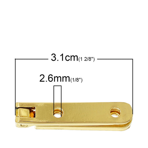2 Pcs Door Butt Hinges Rotated From 0 Degrees to 100degrees 31mm X 6mm [Kitchen] - Sexy Sparkles Fashion Jewelry - 2