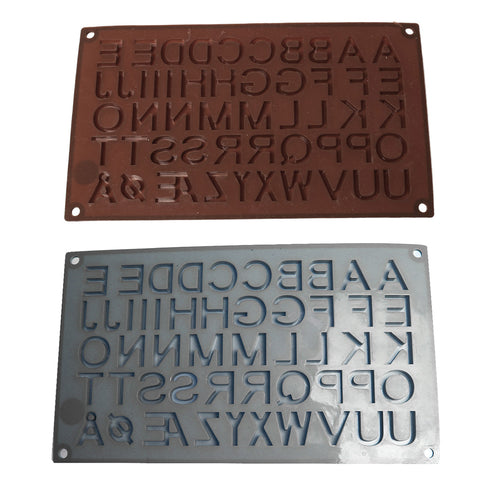 Sexy Sparkles Letter Alphabet Chocolate Mold Silicone Pan Cake Baking Tools