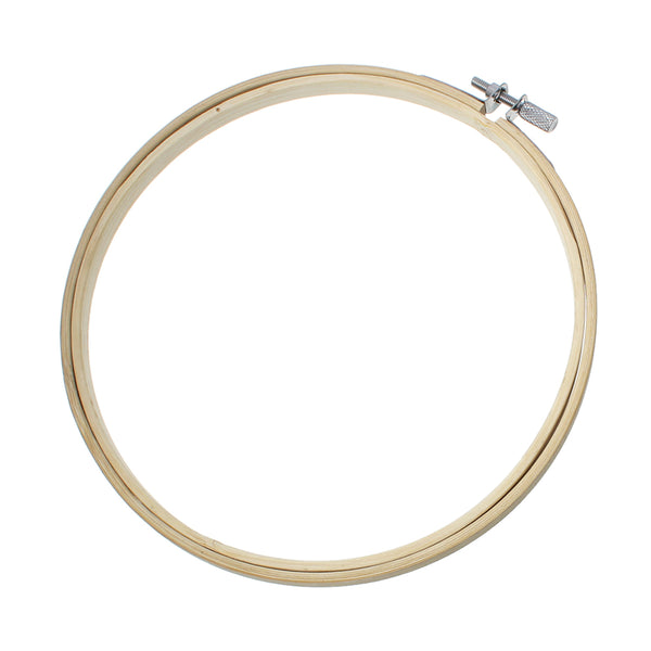 Sexy Sparkles Bamboo Embroidery Hoop Cross Stitch Supplies Circle Round Natural (15.7cm 6-1/8in)