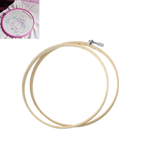 Sexy Sparkles Bamboo Embroidery Hoop Cross Stitch Supplies Circle Round Natural (15.7cm 6-1/8in)
