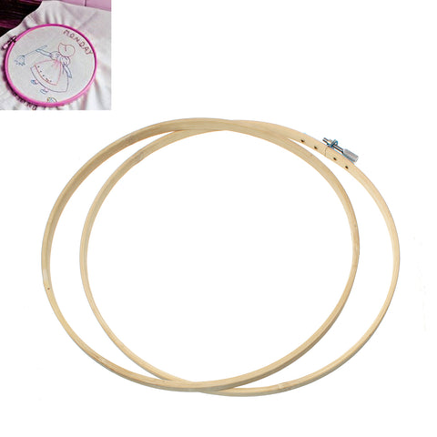 Sexy Sparkles Bamboo Embroidery Hoop Cross Stitch Supplies Circle Round Natural (22cm 8-5/8in)