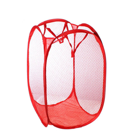 Laundry Bag Hamper Basket Pop up Folding Clothes Storage Organizer