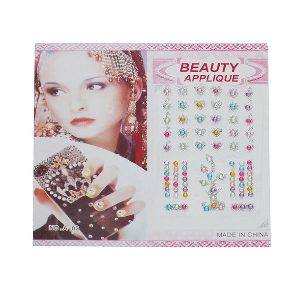 Sexy Sparkles Glitter Shimmer Temporary Tattoo Sticker Body Art Flowers, Starts, Hearts with Rhinestones 1 Sheet (Pink Blue Hearts)
