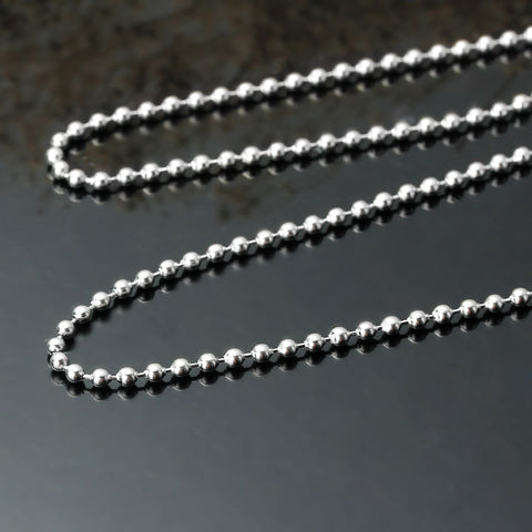 304 Stainless Steel Chain Jewelry Necklace Silver Tone Ball Chains with Lobster Claw Clasp 2.3mm Dia - Sexy Sparkles Fashion Jewelry - 2
