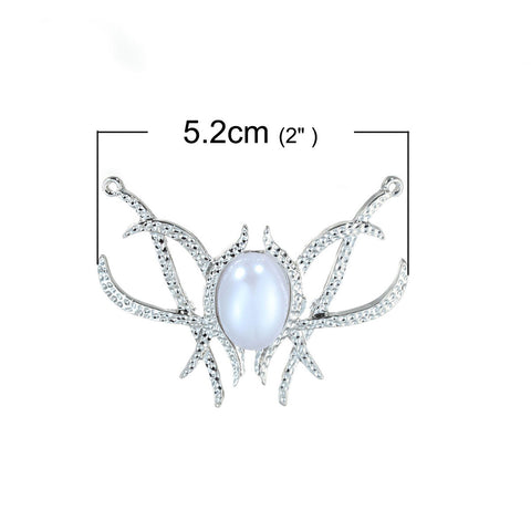Royal Elven Galadriel Pendant with Acrylic Pearl Imitation - Sexy Sparkles Fashion Jewelry - 2