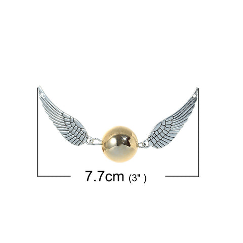 Golden Snitch Wings Connector for Necklace or Bracelet - Sexy Sparkles Fashion Jewelry - 3