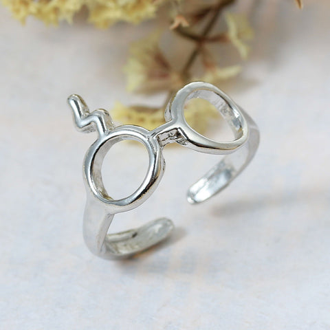Adjustable Ring Eyeglasses ( 5/8")(US size 5.75) - Sexy Sparkles Fashion Jewelry - 2