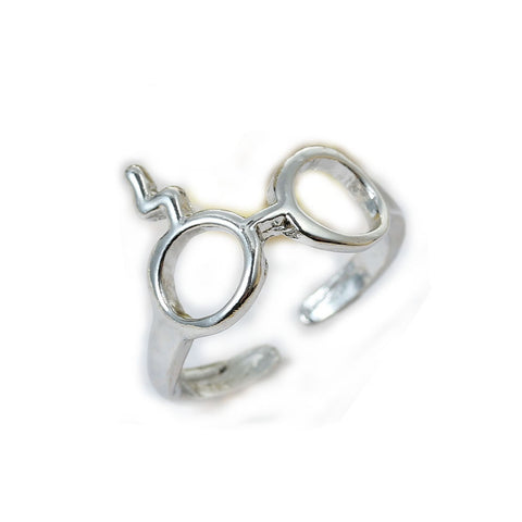 Adjustable Ring Eyeglasses ( 5/8")(US size 5.75) - Sexy Sparkles Fashion Jewelry - 1